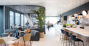 公司办公室设计去案例：以我们的“办公室即景观”概念为特色