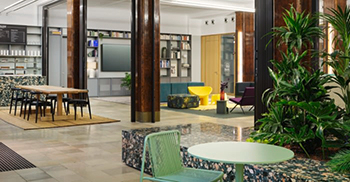 办公室装修：设计引入了新的建筑“箱中箱” 新鲜、现代和充满活力