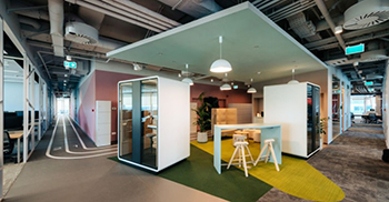 办公室装修设计：新办公室被视为“家外之家” 鼓励积极的生活方式和放松