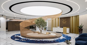 办公室装修：散发着奢华和精致气息的空间 营造出一种开放和联系感