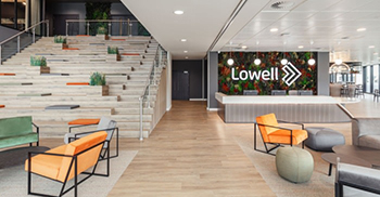 办公楼设计装修：用精品元素和不同的区域抵消了建筑的广阔性