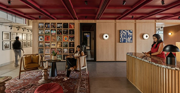 办公楼装修：生机勃勃的定制艺术品和品牌装置将音乐文化带入生活