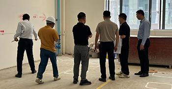 名花香料办公楼装修?项目三方现场交底